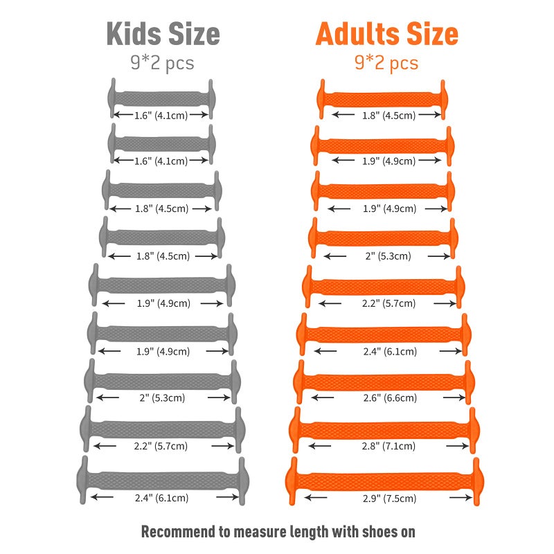 INMAKER No Tie Shoelaces for Kids and Adults, Elastic Shoelaces for Sneakers - Image 5